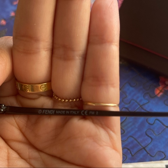 Fendi logo round sunglasses - Picture 4 of 7